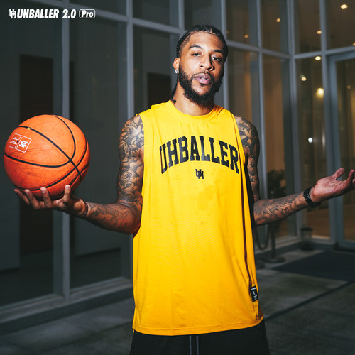 UH无袖运动t恤2.0pro宽肩篮球训练背心夏高弹速干美式健身坎肩男 - 图3