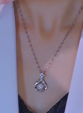 新款小福袋香包银色项链