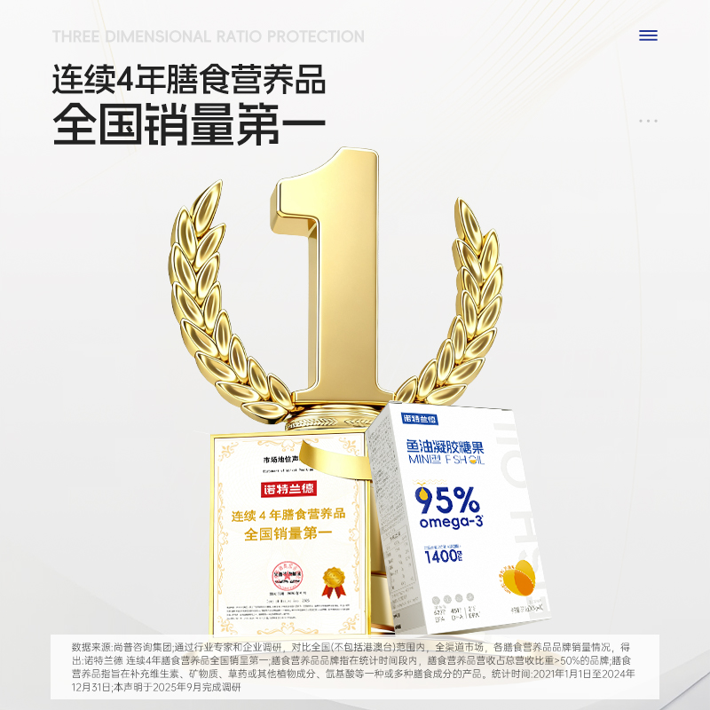 Notland 95% Omega-3 Fish Oil