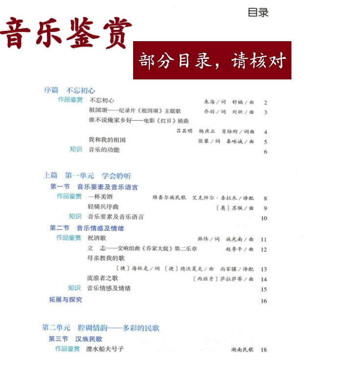 人音版高中音乐鉴赏歌唱优质课件PPT教案新版电子版必修音频资料-图2