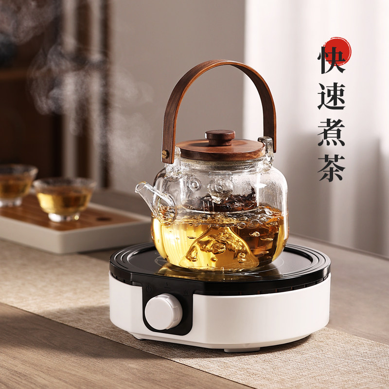 简悠电陶炉煮茶器小型煮玻璃蒸茶壶 简悠诺克斯电磁炉/陶炉