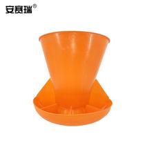 Wall-mounted piglet material trough small pig food trough automatic picking up material trough production bed hanging trough hog equipment