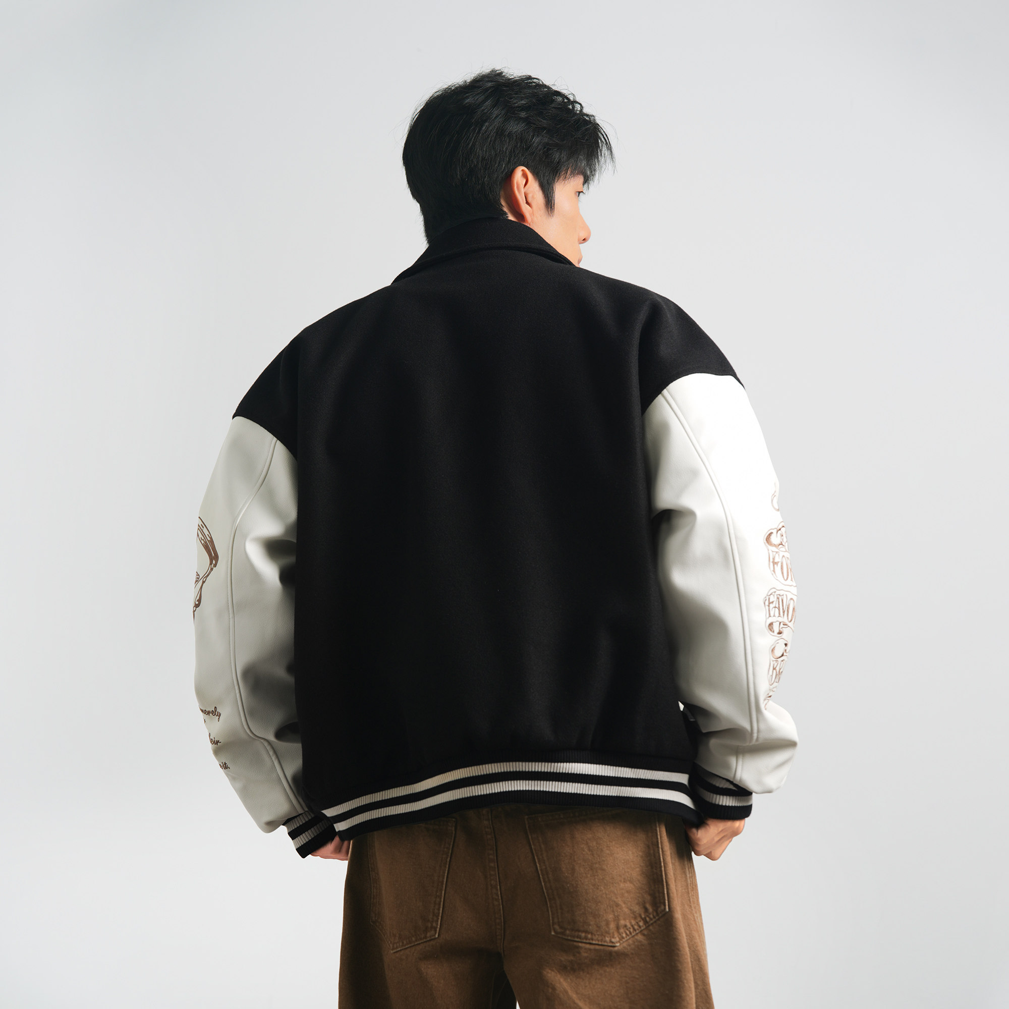 鹿家门加厚棒球服男士秋冬重工运动外套宽松大码保暖棉服时尚男装,淘宝优惠券,粉丝福利购,淘宝优惠卷