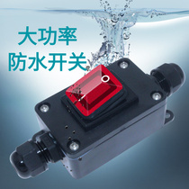 Rocker switch button battery cell direct current 24V large current waterproof seesaw screw foot wiring small switch 12V