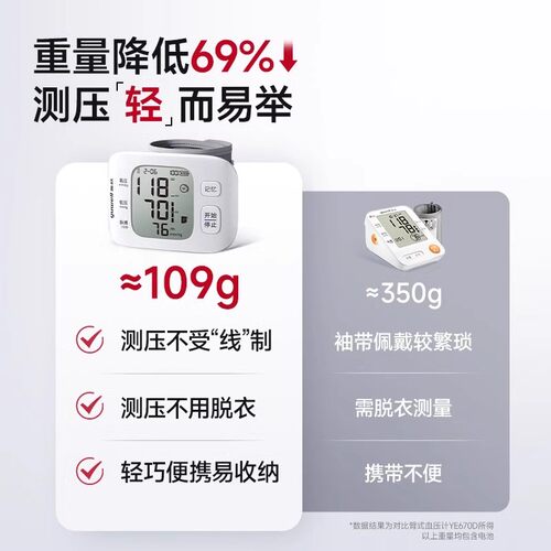 鱼跃手腕式电子量压仪家用老人配件Medical Oxygen Concentrator - 图3