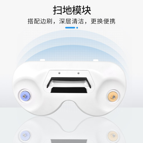 适用于云鲸扫地机器人J1J2电池配件抹布清洁液滤网边刷尘盒万向轮 - 图0
