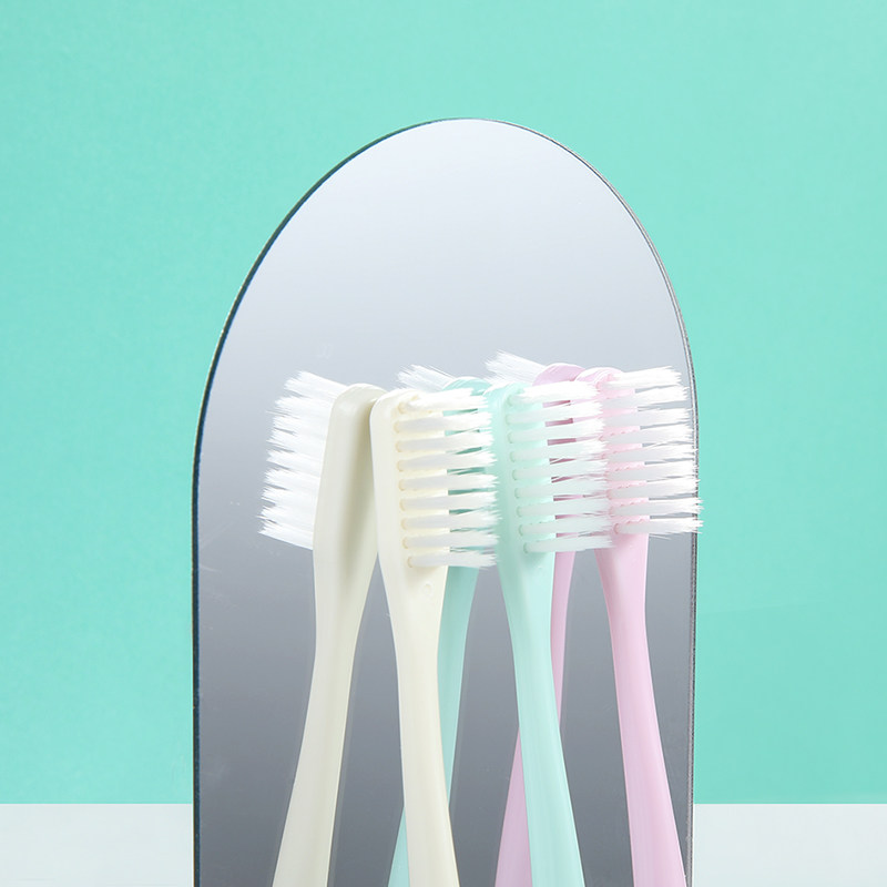 12支软毛带漱口杯家用男士女士牙刷 yicn牙刷/口腔清洁工具