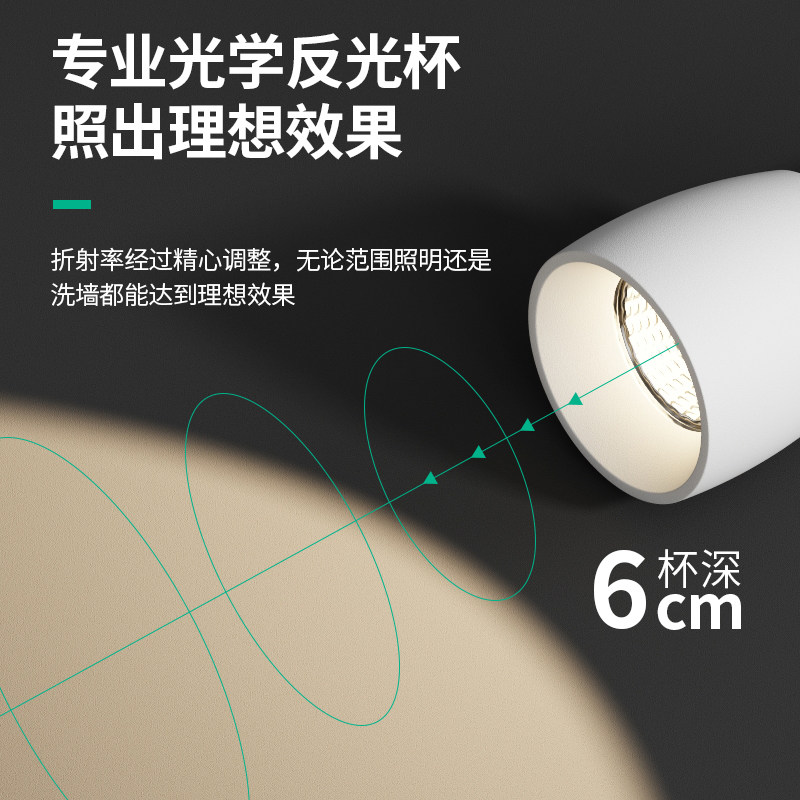 轨道灯led软管射灯加长杆可弯曲调节角度cob导轨式店铺展柜背景墙,淘宝优惠券,粉丝福利购,淘宝优惠卷