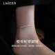 S925 sterling silver snake bone anklet for women
