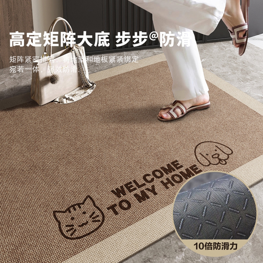 入户门地垫2025新款仿剑麻家用地毯防滑进门门垫大门口玄关脚垫子 - 图2