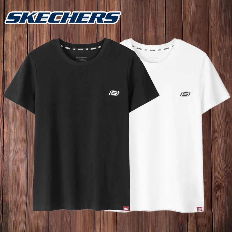 skechers短袖女2020 t恤女装上衣 skechers双木运动T恤