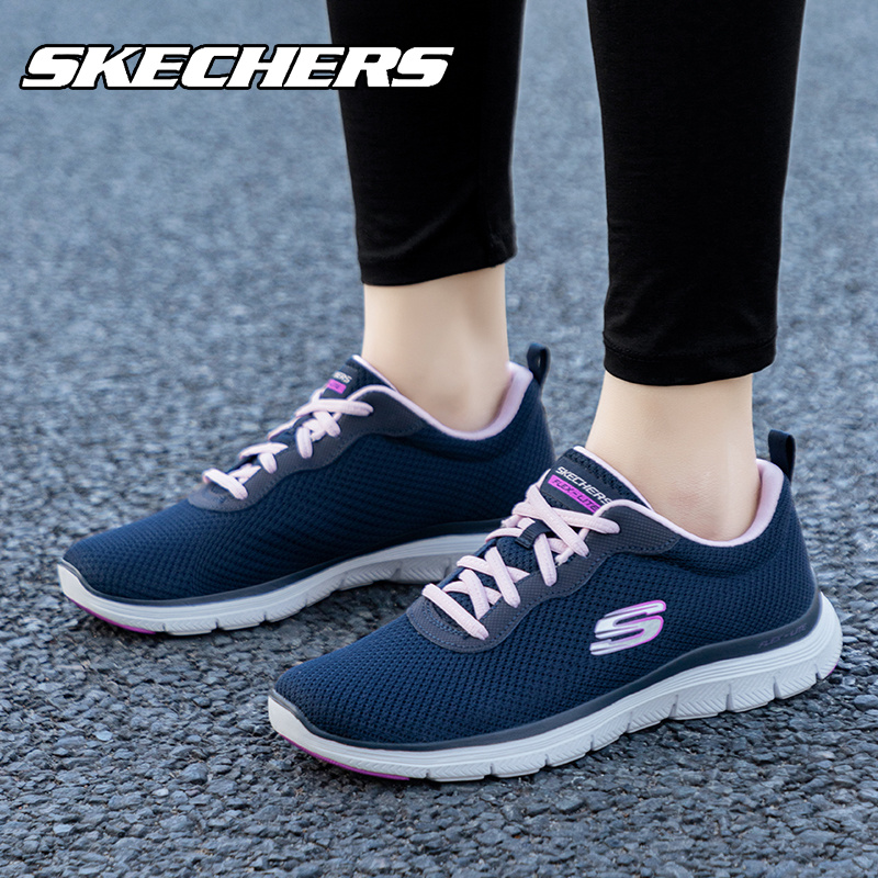 skechers斯凯奇跑步鞋女透气休闲鞋女鞋官方旗舰店轻便缓震运动鞋-图2