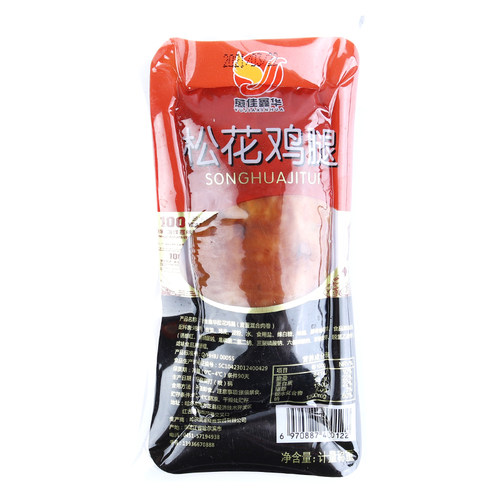 东北特色纯手工制作松花鸡腿肠250g松花皮蛋肠熟食卤味小吃零食 - 图3