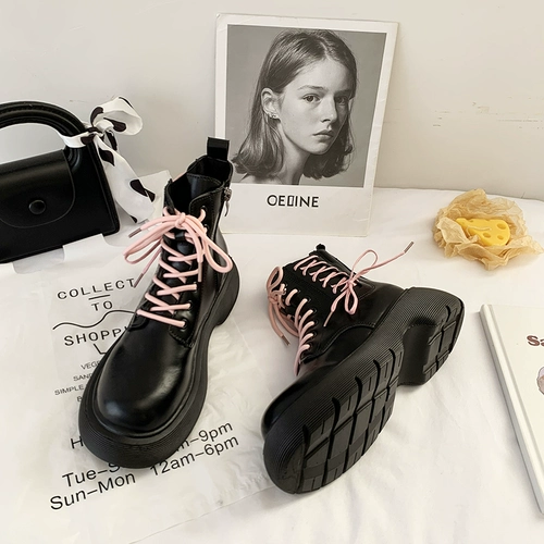 Martens, демисезонные ретро короткие сапоги, подходят для подростков