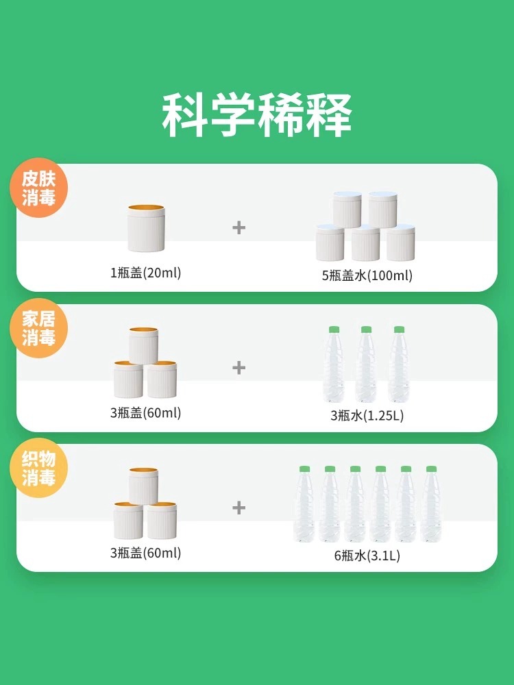 滴露消毒液家用杀菌衣物消毒水除洗衣机宠物地板室内小瓶1.8L1.2L - 图1