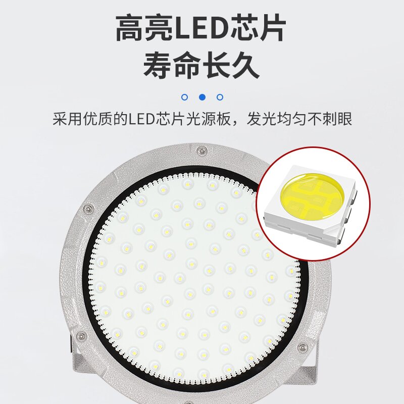 led防爆灯IP66防水防尘防腐化工厂照明加油站仓库100w应急低压36v - 图1