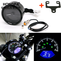 Motorcycle retro meter CG125 Mileage Table Rev Oil Table Baboon Liquid Crystal Mechanical Watch Cruise Retrofit Universal