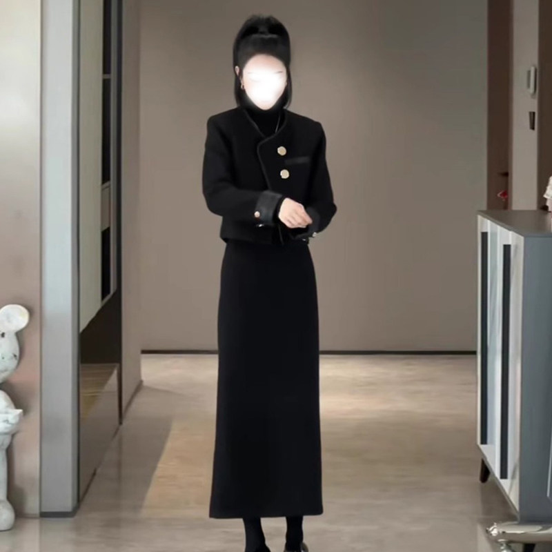 加绒加厚2026春季新款女小香风外套半身裙两件套整套搭配套装6390,淘宝优惠券,粉丝福利购,淘宝优惠卷