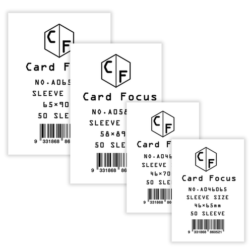 Card Focus专业卡牌套保护卡套1020丝高透磨砂圆角多种规格高质量 - 图3