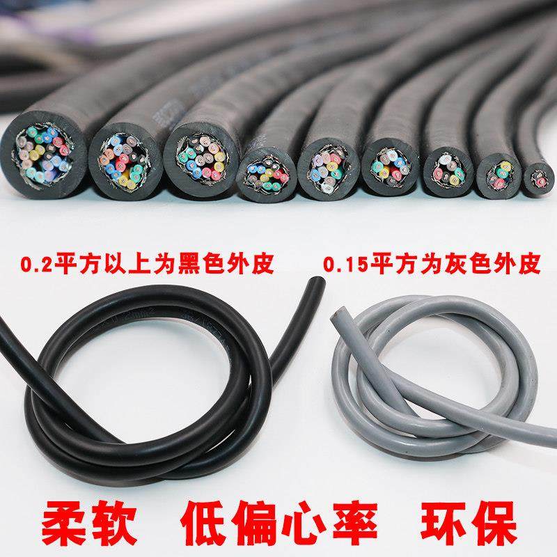 纯铜芯RS485信号线2芯4芯6芯双绞屏蔽线RVSP2X0.20.3 0.50.75平方 - 图3