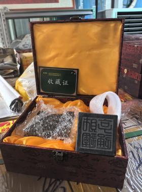 泰山墨玉龙印摆件临官开运印章玉玺墨玉泰山玉石风水刻字印章