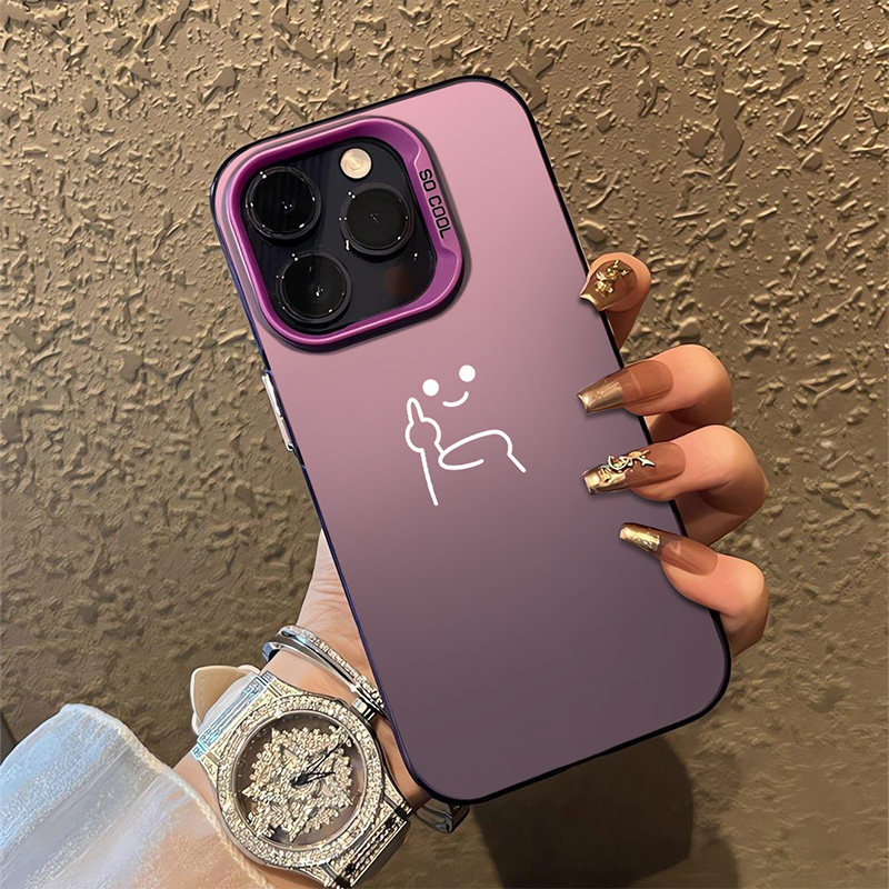 比耶小人苹果16手机壳iphone17promax男2026新款15plus高级14全包13mini防摔x小众xr系列xsmax潮12个性11适用