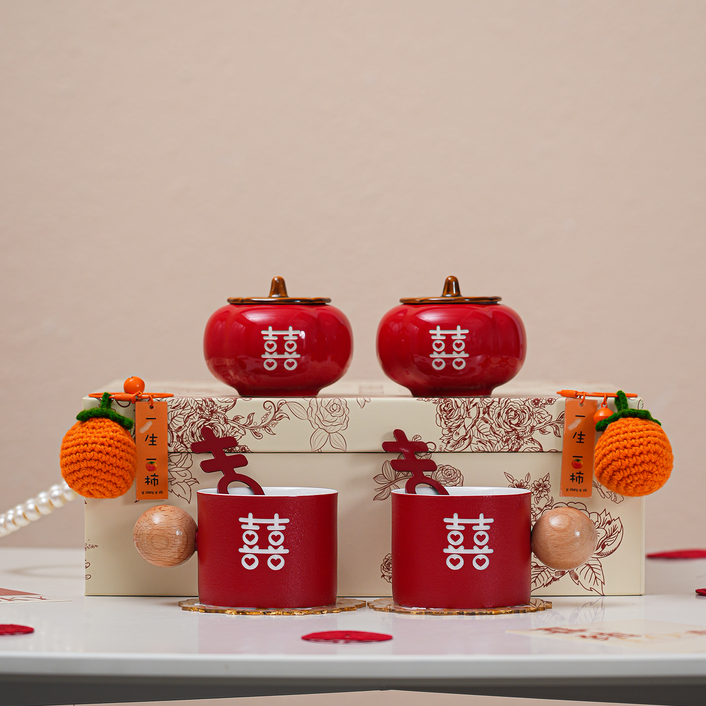 新婚礼物送新人结婚订婚礼品送闺蜜姐妹新娘实用喜杯子创意伴手礼 - 图1