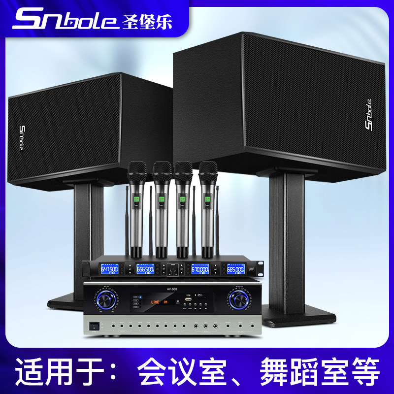 圣堡乐t10寸8会议室套装专业壁挂 圣堡乐KTV/卡拉OK音箱