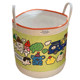 Cartoon style hand-sewn clothes toy storage bucket