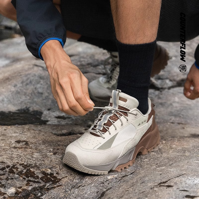 李宁CF溯徒步鞋行野PRO男子户外登山防泼水防滑登山运动鞋AGLU151 - 图1