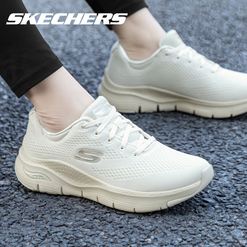 Skechers斯凯奇女鞋网面透气专业跑步鞋官方旗舰轻弹厚底运动鞋女,淘宝优惠券,粉丝福利购,淘宝优惠卷