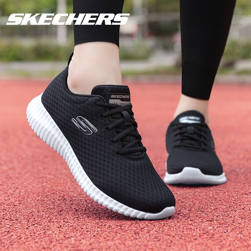 Skechers斯凯奇女鞋运动鞋清仓官方旗舰店正品夏季网面休闲跑步鞋-图1