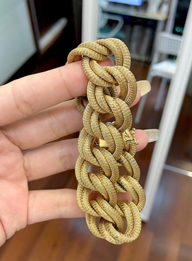 18K金意大利Filippini编织手链 无鉴赏期 二手闲置寄售