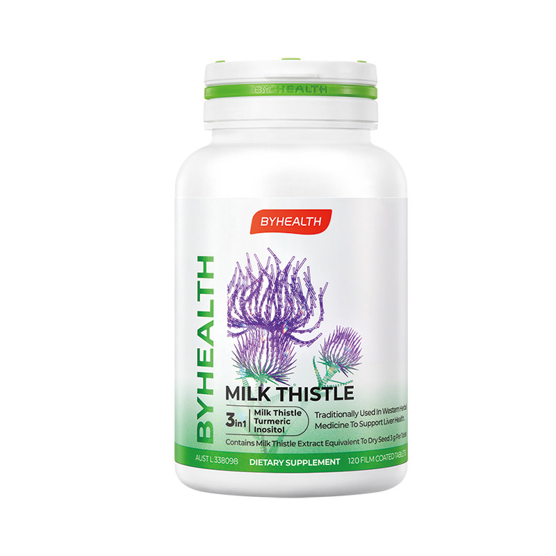 汤臣倍健奶蓟草byhealth熬夜护肝片 DailyBalance海外蓟类