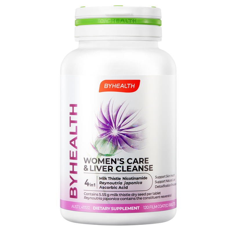 BYHEALTH汤臣倍健白月光护肝片奶蓟草护肝片女性正品官方旗舰店