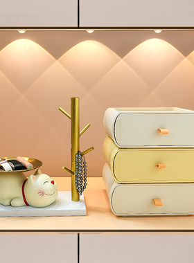 招财猫入户玄关钥匙收纳摆件鞋柜装饰品客厅门口家居乔迁新居礼品