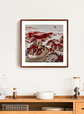 《鸿运当头》铜雕刻画墙壁装饰画