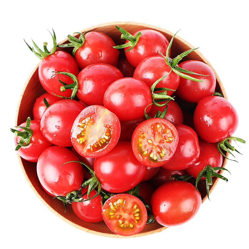 千牛优福 樱桃小番茄400g 红黄圣女果新鲜蔬菜水果西红柿 5件包邮,淘宝优惠券,粉丝福利购,淘宝优惠卷