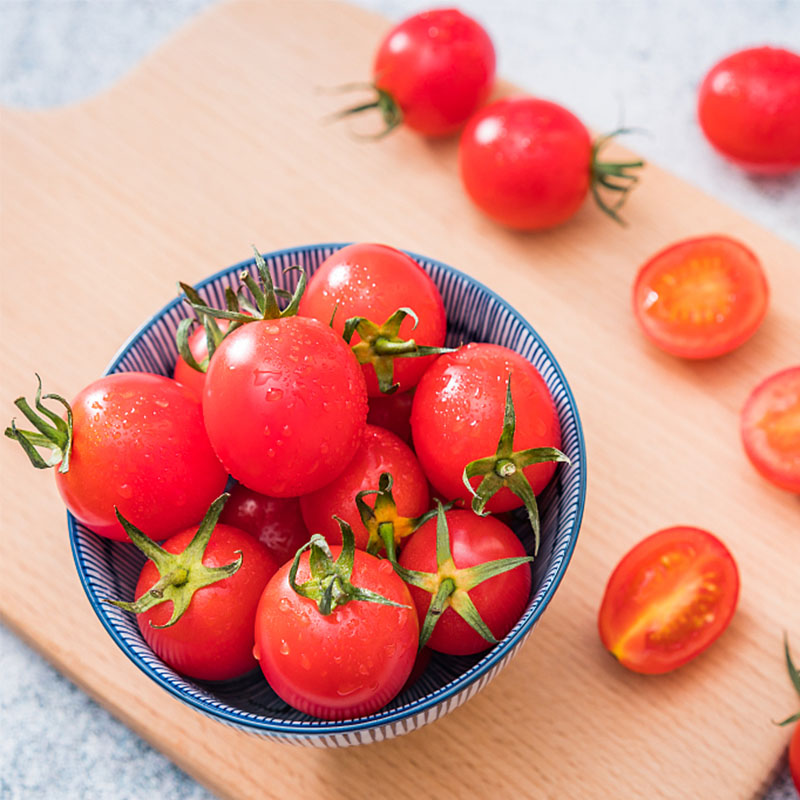 千牛优福 樱桃小番茄400g 红黄圣女果新鲜蔬菜水果西红柿 5件包邮,淘宝优惠券,粉丝福利购,淘宝优惠卷