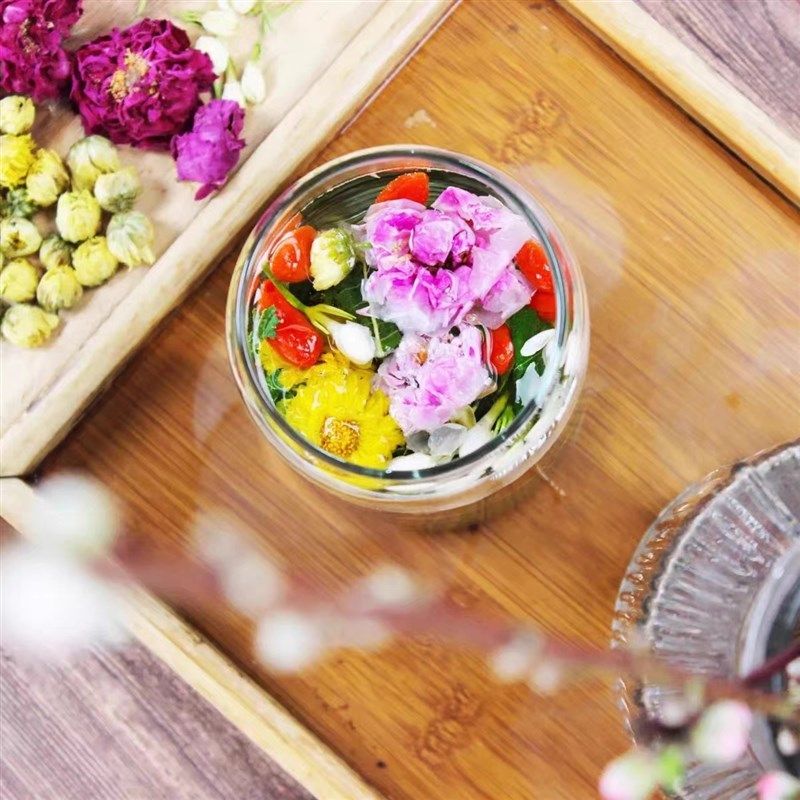 慢沏甘悦茉莉贡菊玫瑰茶一盒15包代用花草M茶组合养生健康冲泡茶,淘宝优惠券,粉丝福利购,淘宝优惠卷