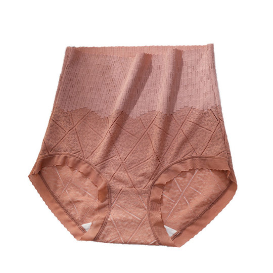 高腰收腹内裤女收小肚子纯棉抗菌档产后塑身提臀无痕透气薄款夏季