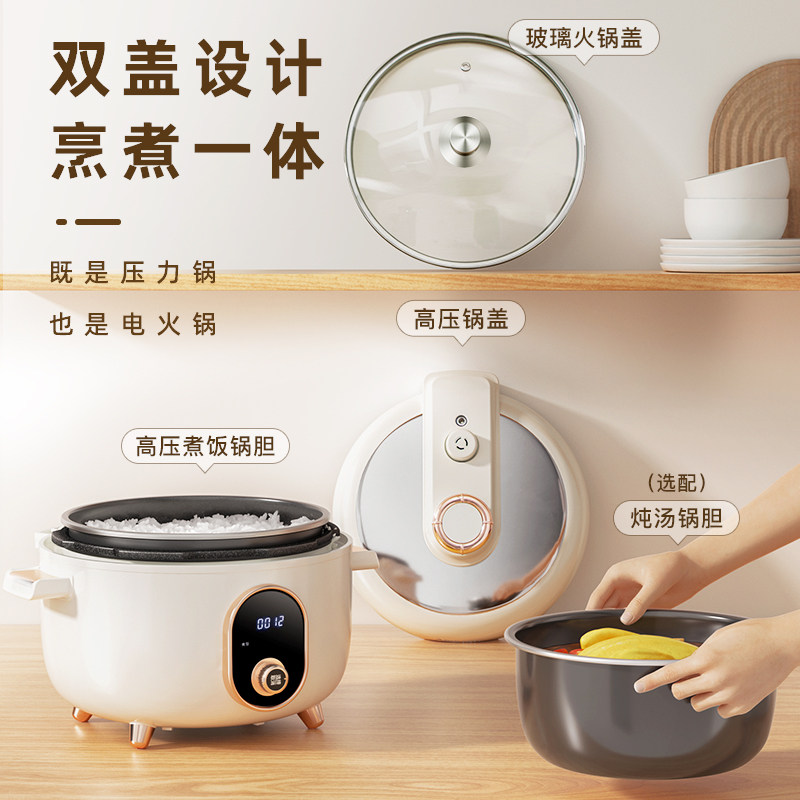 日本apixintl安本素电家用4l压力锅 apixintl电压力锅