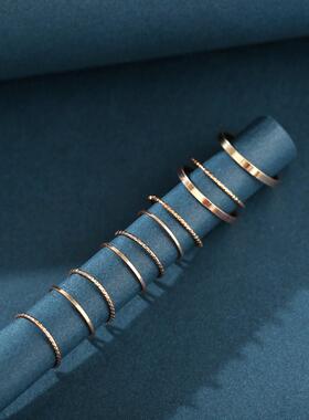 Cross-border rings hot-selling alloy joint ring set 关节戒指