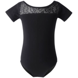 Детская спортивная одежда, демисезонный танцующий черный цветной раздельный лонгслив