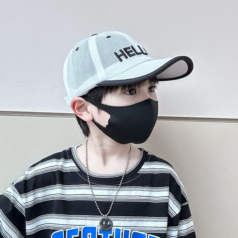 儿童帽子男童遮阳棒球帽夏季透气小孩防晒帽网女孩鸭舌太阳帽宝宝,淘宝优惠券,粉丝福利购,淘宝优惠卷