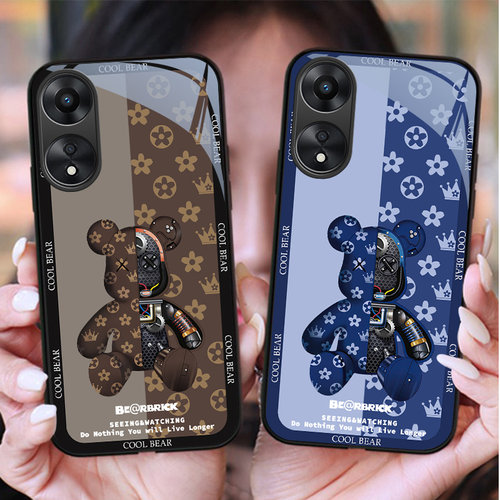 适用OPPOA1pro手机壳PHQ110的手机套A1pro新款oppo保护套防摔软壳硅胶玻璃男女款网红可爱情侣卡通超薄全包个 - 图2