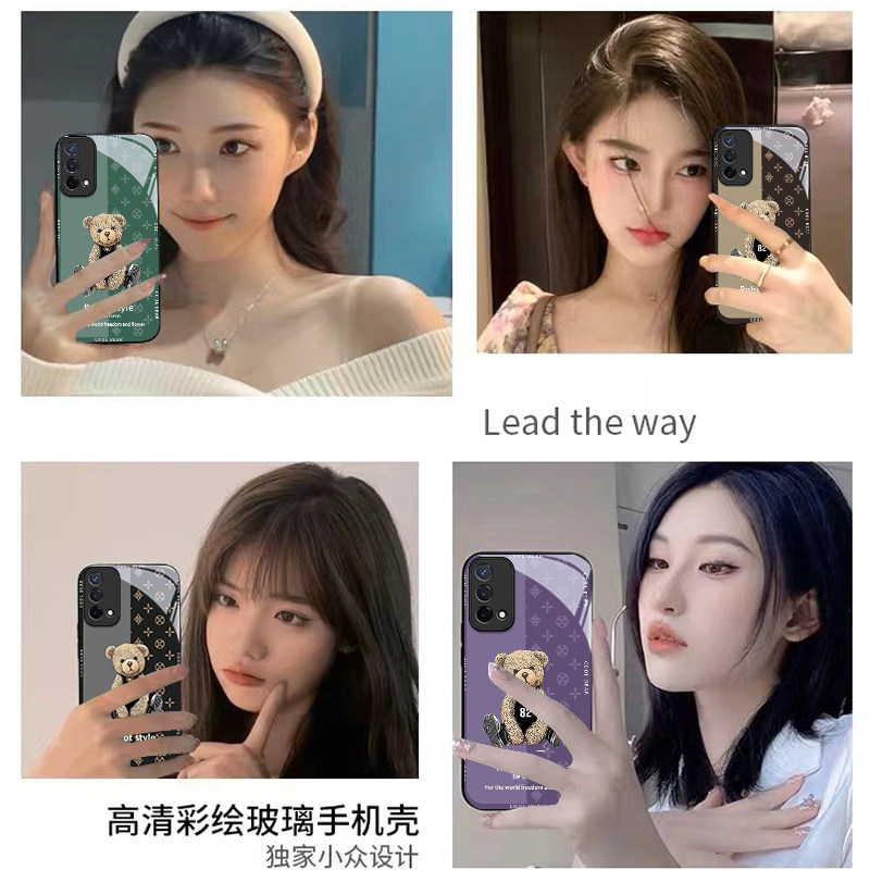 适用OPPOA93手机壳PEHM00的82号熊手机套A93新款玻璃oppo保护套防摔软壳硅胶男女款网红可爱情侣卡通超薄全包
