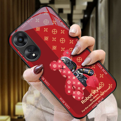 适用OPPOA1pro手机壳PHQ110的手机套A1pro新款oppo保护套防摔软壳硅胶玻璃男女款网红可爱情侣卡通超薄全包个 - 图1