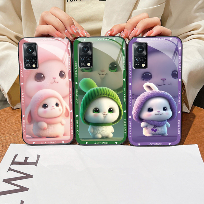 meizu魅族18x的呆萌兔新款手机壳 达布妞手机保护套/壳
