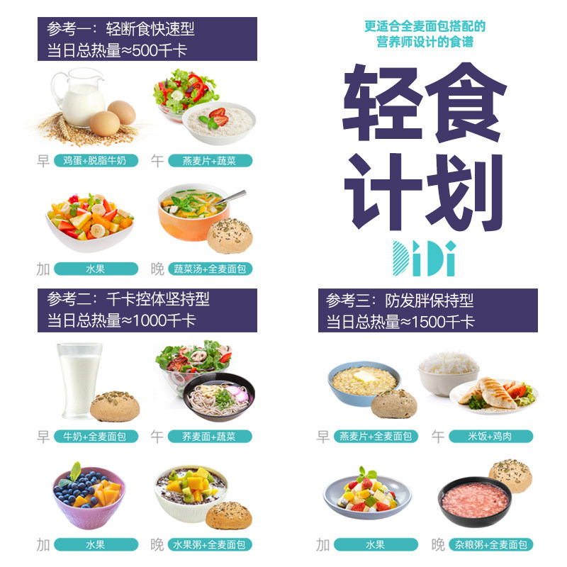 鲜游乐无油全麦面包欧包脱脂无蔗糖 鲜游乐西式糕点